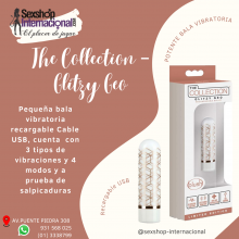 THE COLLECTION GLITZY GEO BALA VIBRADORA RECARGABLE SEXSHOP 